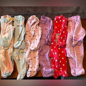 Newborn Size Sleepers - Girl